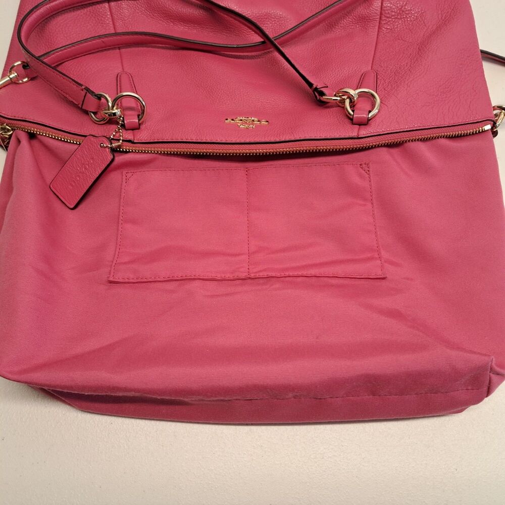 Coach Kelsey Dahlia Pink Pebbled Satchel - Picture 12 of 12